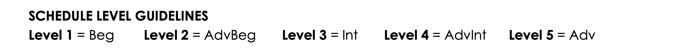 leveling